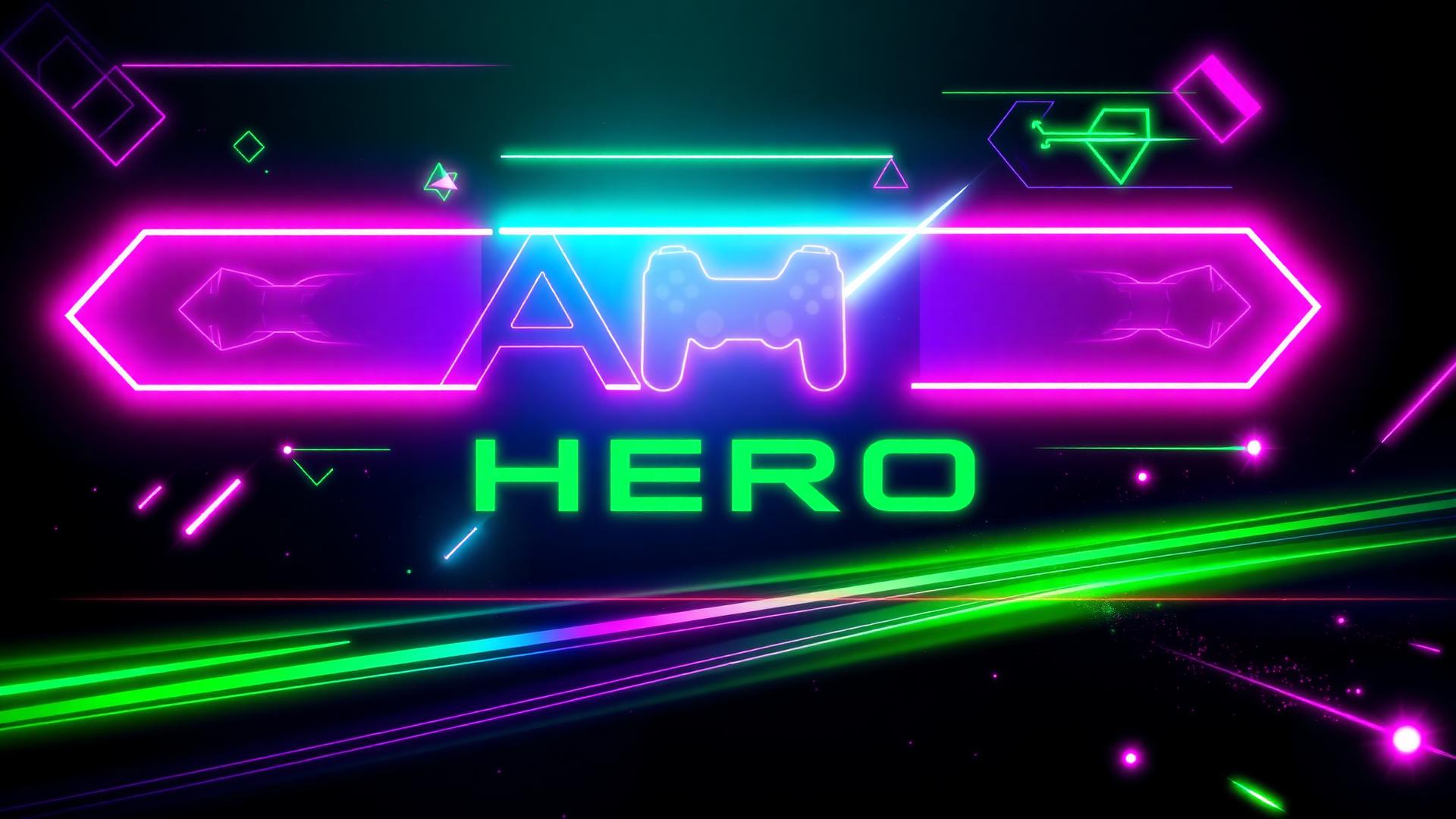 Gaming hero background
